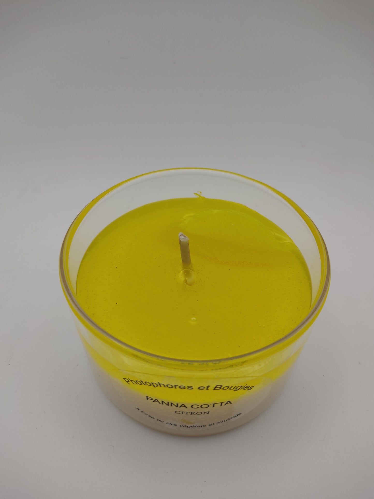 BOUGIE PANNA COTTA AU CITRON