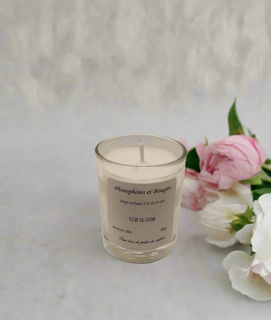 Bougie Parfumée fait avec la Cire de Coco