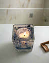 Bougeoirs Naturels Empilables Lot De 12 Photophores En Bois Naturel | Bougeoirs Votifs Vintage Pour Mariage, Noël, Décoration Photophore Bois - 9