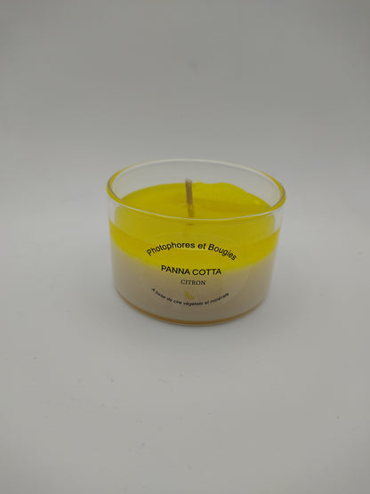 BOUGIE PANNA COTTA AU CITRON